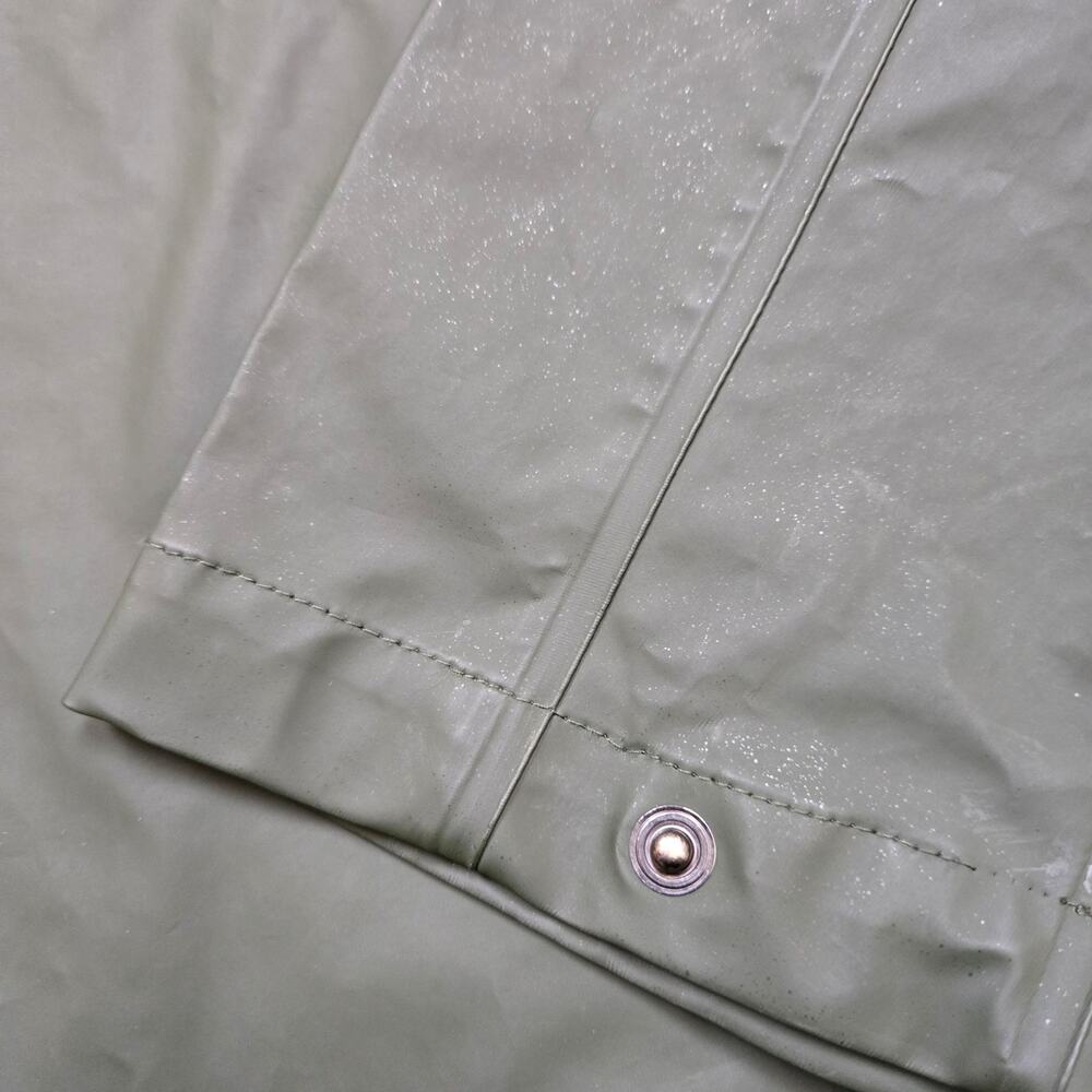 Samsoe Samsoe mens medium Steely raincoat jacket full zip dark green - Picture 8 of 12